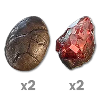 Diablo 4 Items Eternal-Softcore Duriel Materials (x2 Egg & x2 Shard)