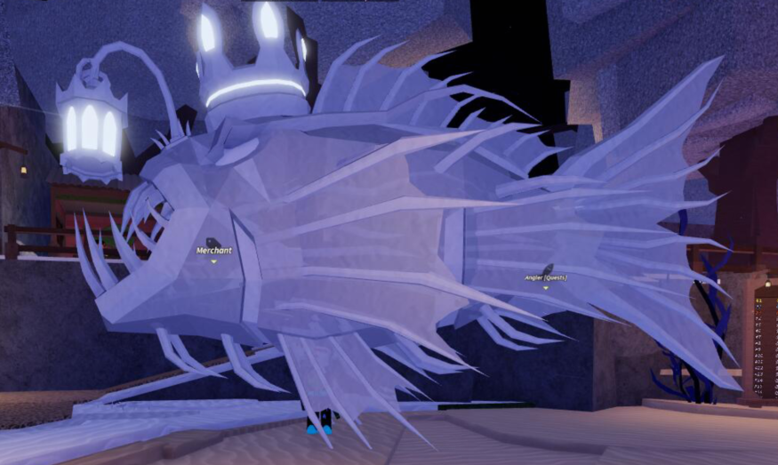 Fisch All Server Albino Crowned Anglerfish