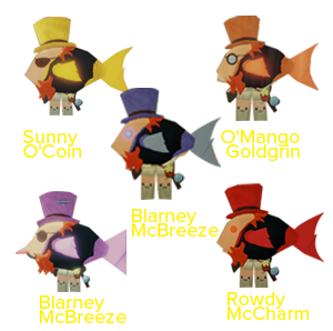 Fisch All Server All Lucky Pool Fish Set (For Shamrock Rod)