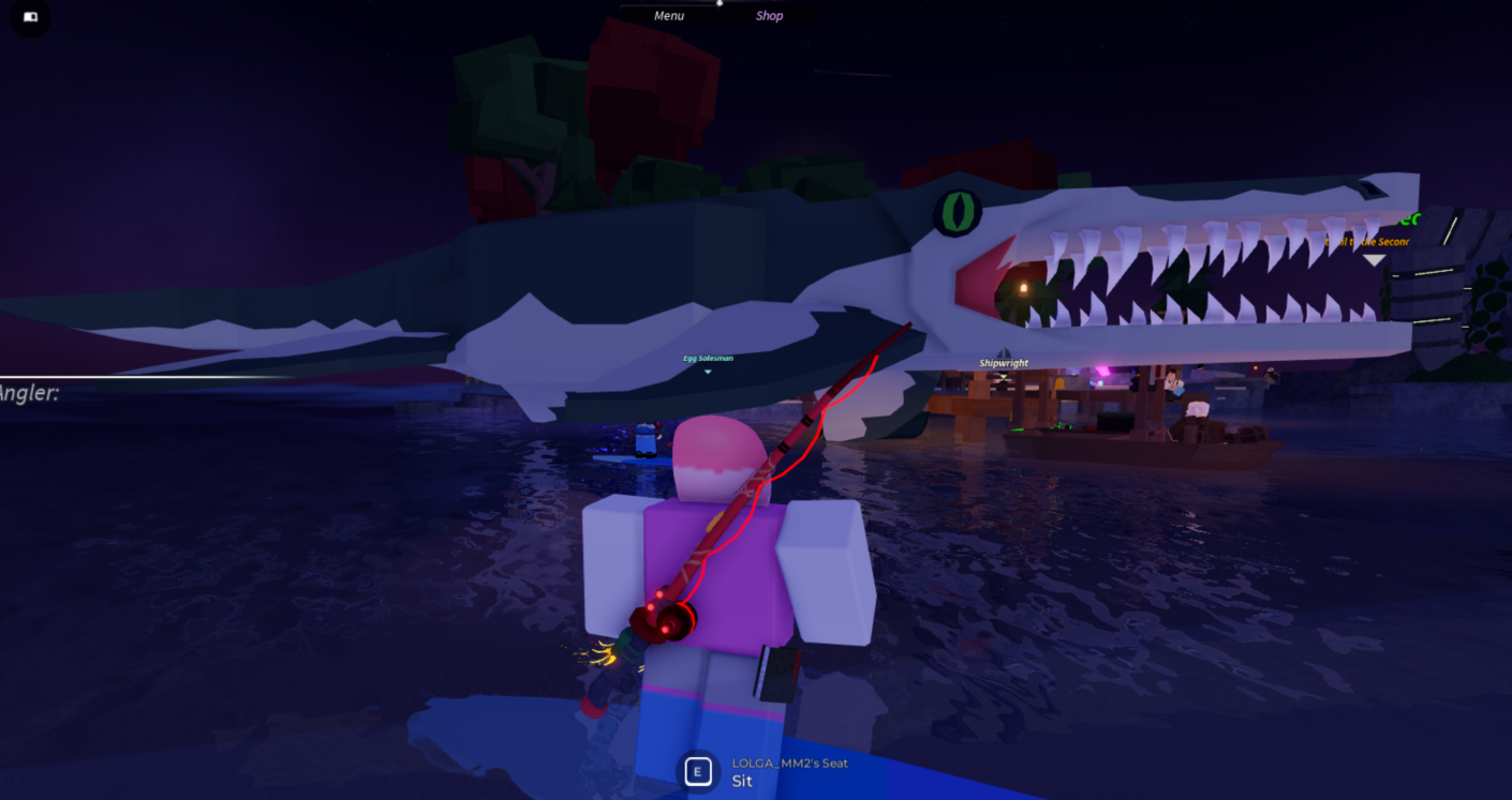 Fisch All Server Big Mosasaurus