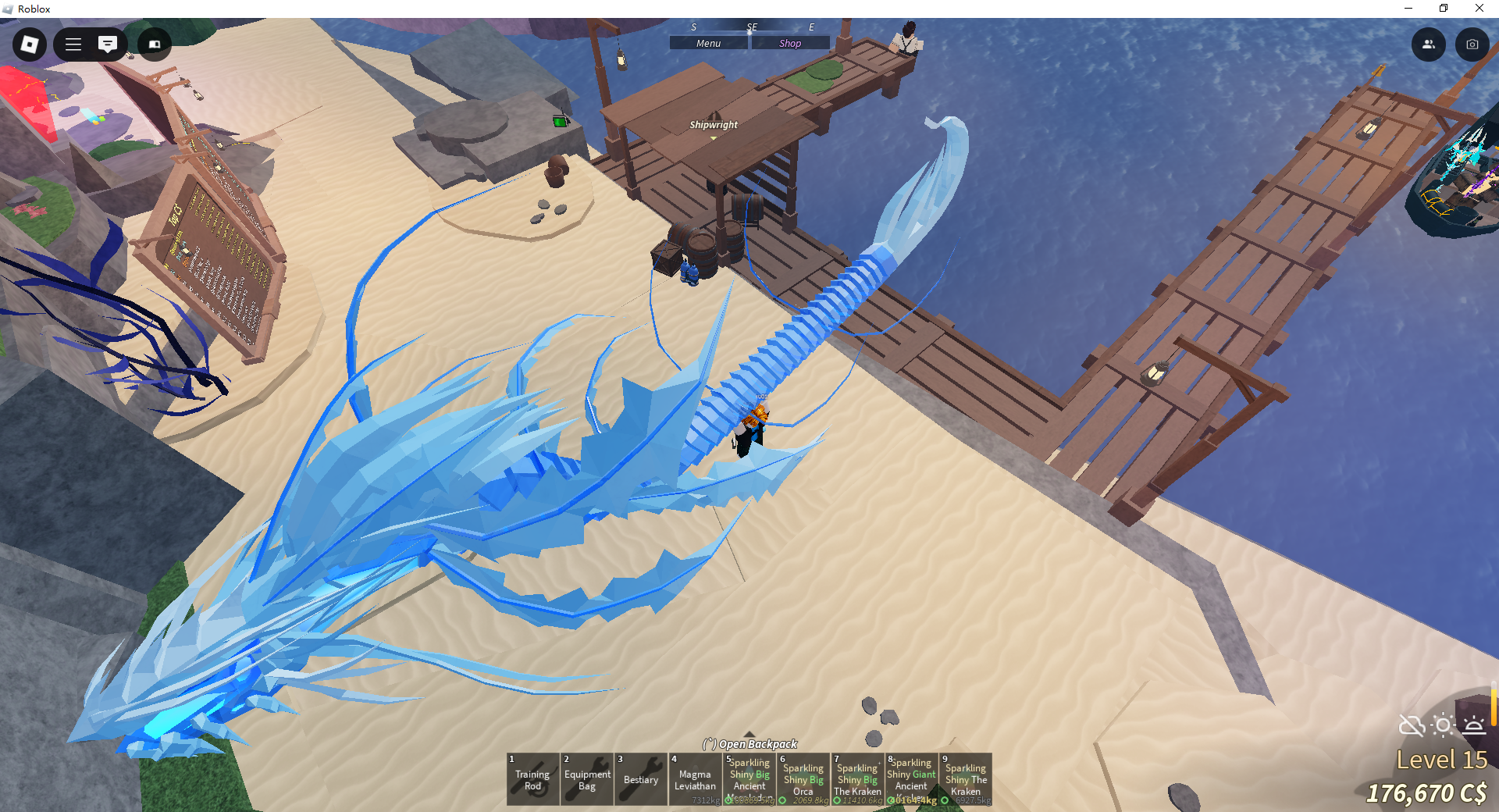 Fisch All Server Frozen Leviathan