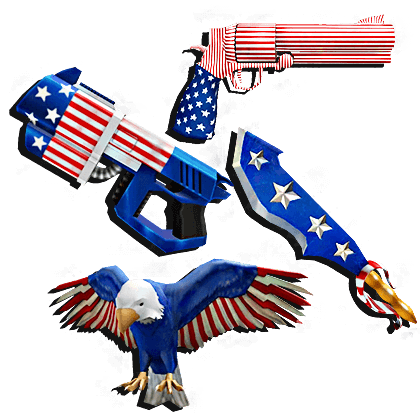 Murder Mystery 2 Items All Server All America Bundle