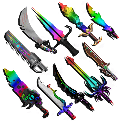 Murder Mystery 2 Items All Server Chroma Knife Bundle